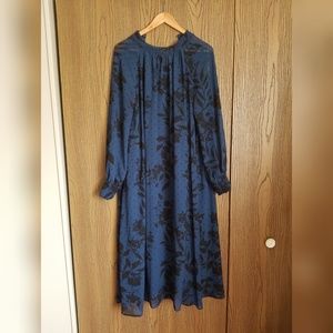 Darkblue longsleeve dress
